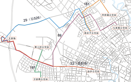 10片区公交线路将调整 东客站首开6条公交线